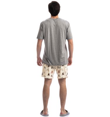 Pijama Masculino Curto Lyla Summer - Imagem 4 - Mobile