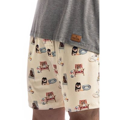 Pijama Masculino Curto Lyla Summer - Imagem 5 - Mobile