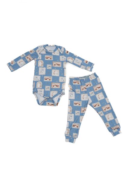 Conjunto Baby Forest Azul - Imagem 1