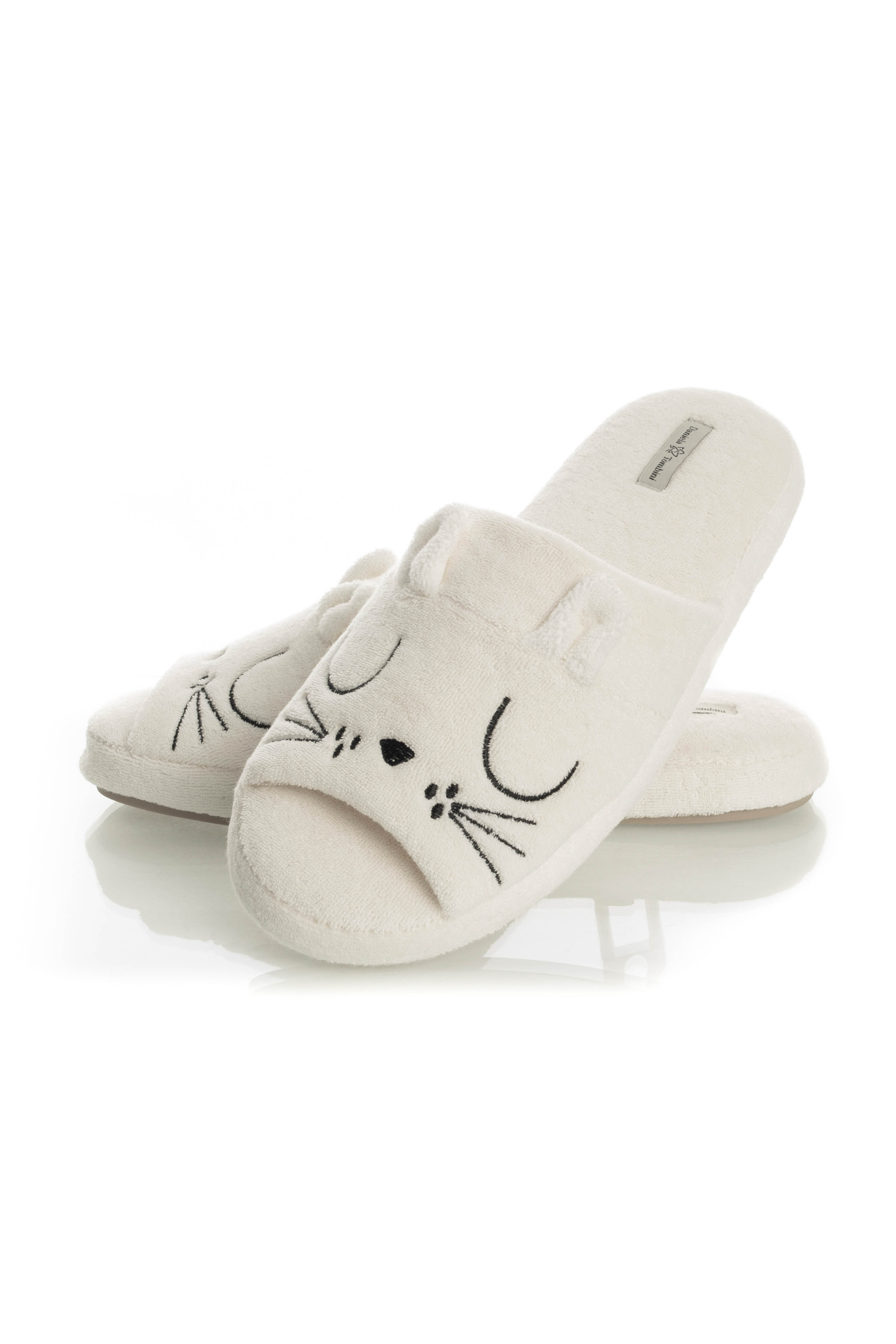 Chinelo Feminino Em Atoalhado Cats - Imagem 1