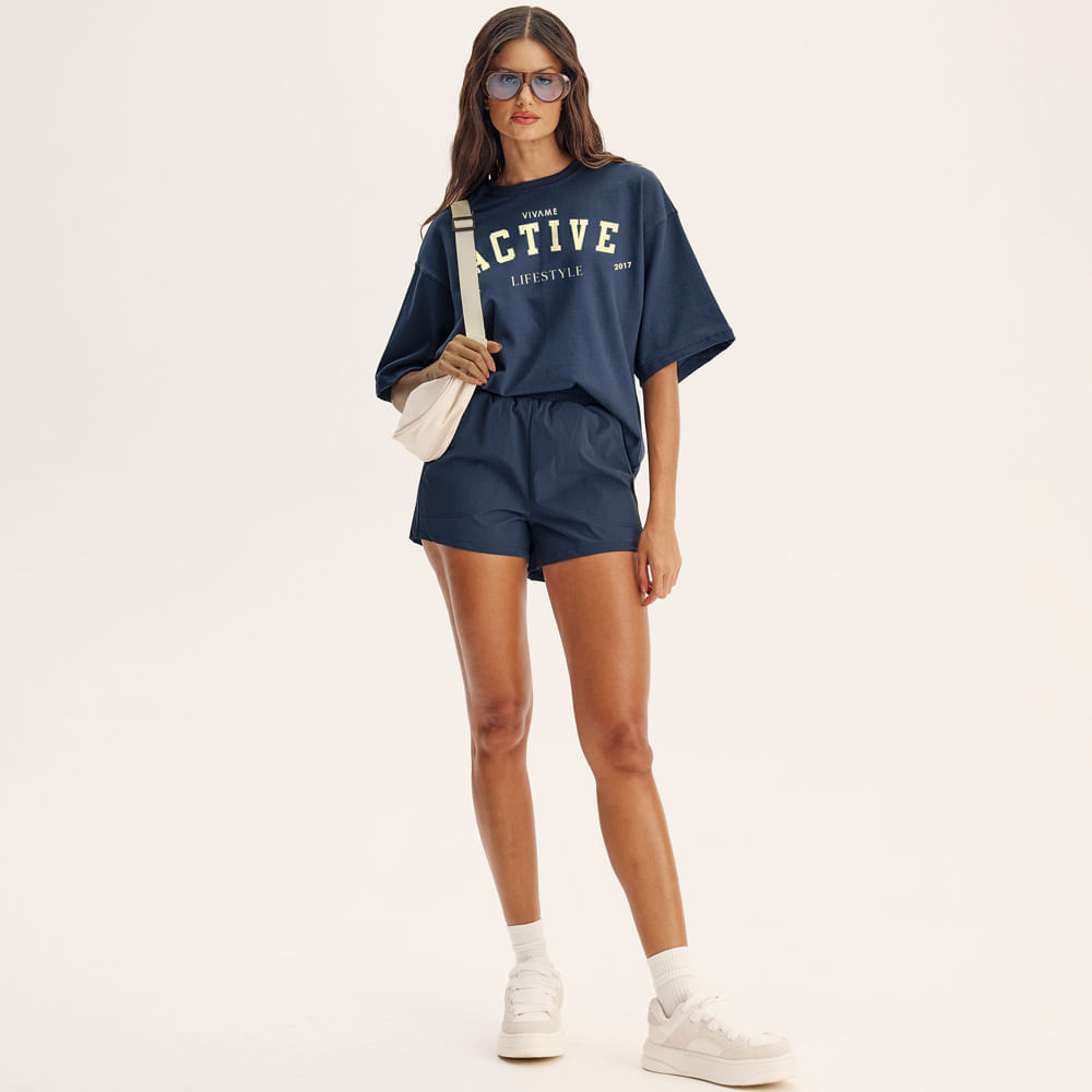 Shorts Com  Bolsos Alfa Sport Vivame - Imagem 3 - Mobile