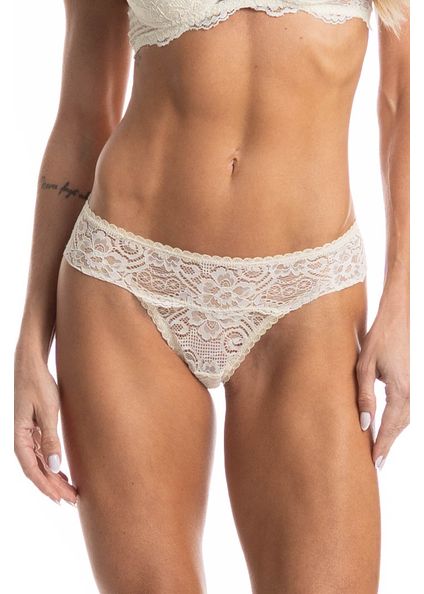 Calcinha Em Renda Fio Duda Branco - Imagem 1