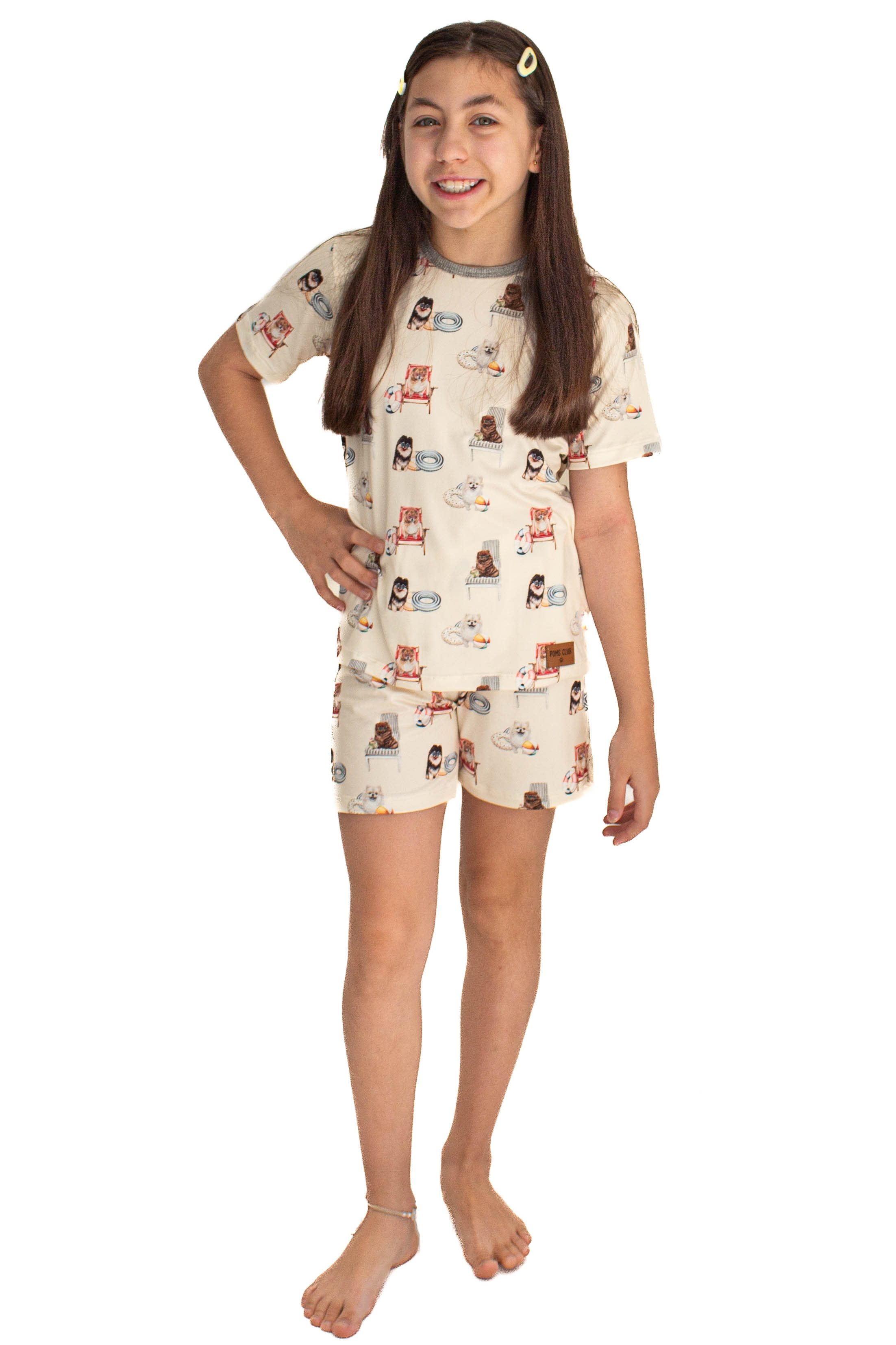 Pijama Infantil Unissex Curto Lyla Summer - Imagem 3 - Mobile