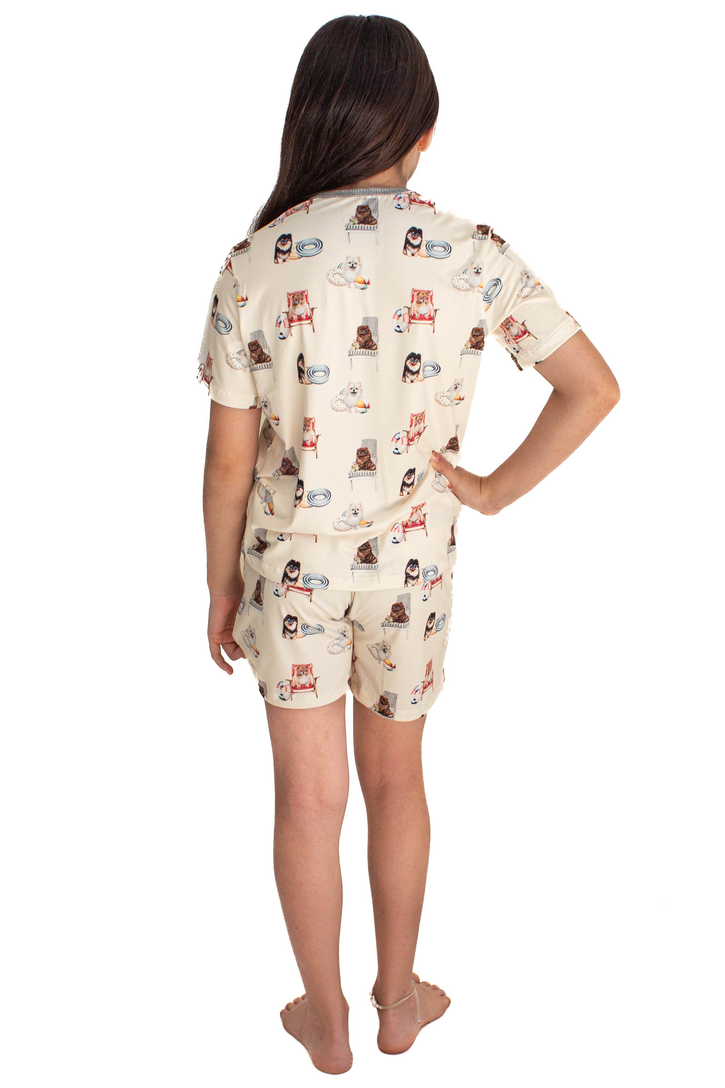 Pijama Infantil Unissex Curto Lyla Summer - Imagem 4 - Mobile