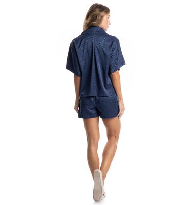 Pijama Curto Americano Marina - Imagem 4 - Mobile