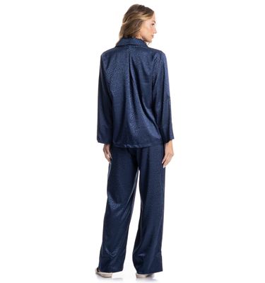 Pijama Longo Americano Marina - Imagem 2 - Mobile