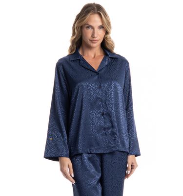 Pijama Longo Americano Marina - Imagem 3 - Mobile