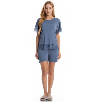 Pijama Feminino Shortão Amanda - Imagem 3 - Mobile