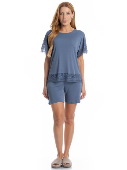 Pijama Feminino Shortão Amanda - Imagem 3 - Desktop