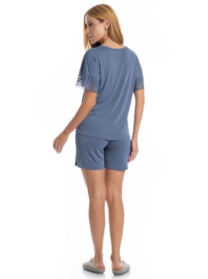 Pijama Feminino Shortão Amanda - Imagem 4 - Desktop