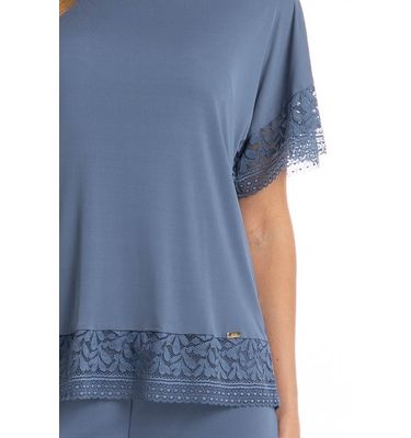 Pijama Feminino Shortão Amanda - Imagem 5 - Mobile