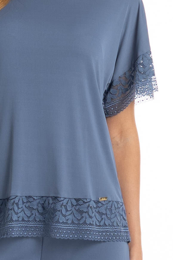 Pijama Feminino Shortão Amanda - Imagem 5 - Mobile