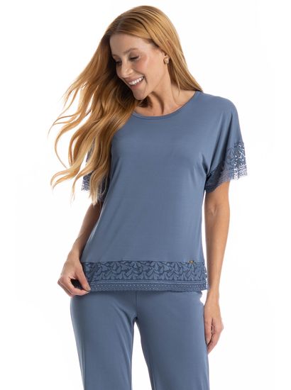 Pijama Feminino Capri Amanda - Imagem 3 - Desktop