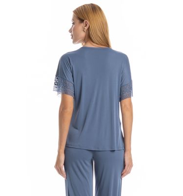 Pijama Feminino Capri Amanda - Imagem 4 - Mobile