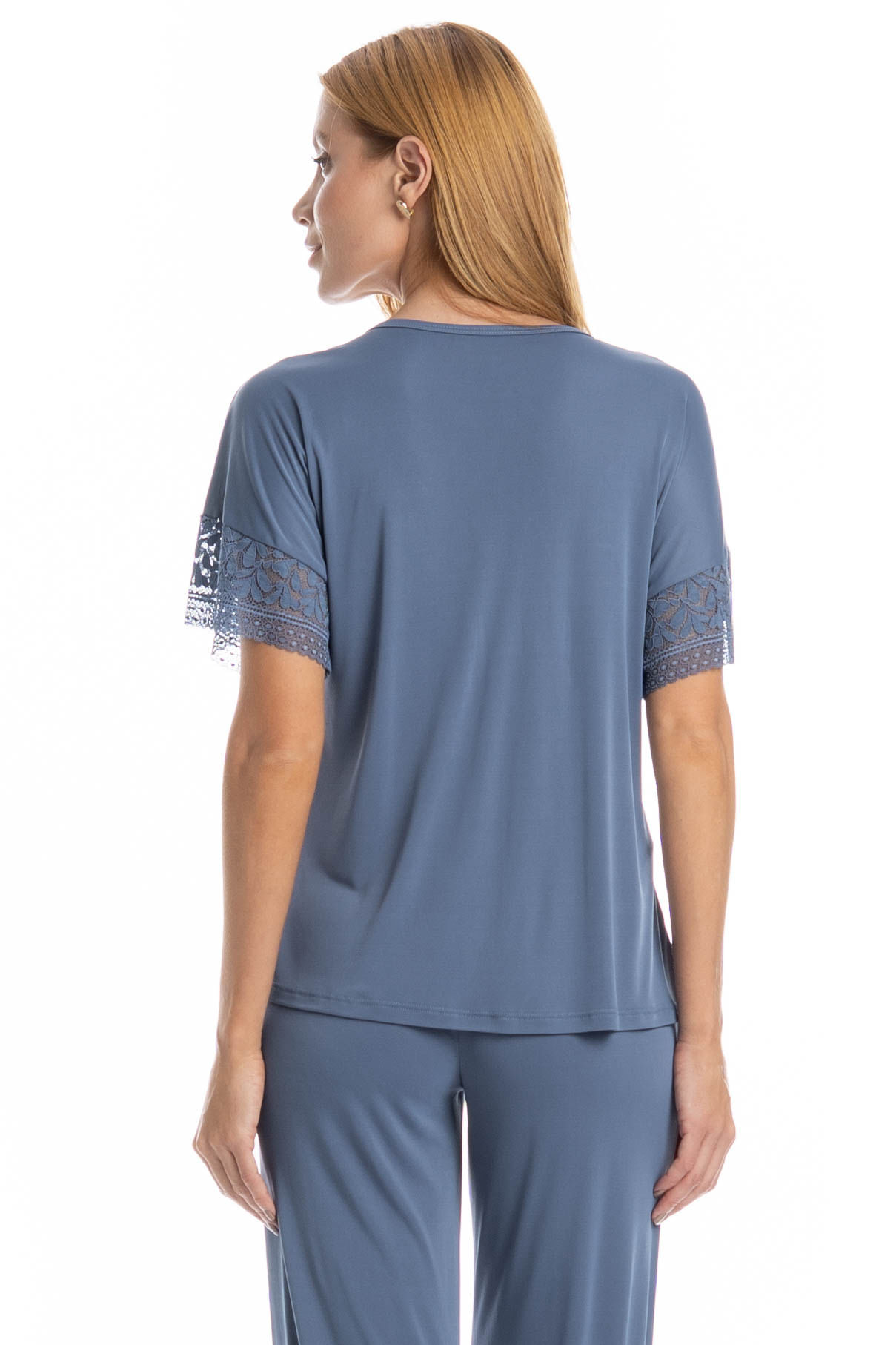 Pijama Feminino Capri Amanda - Imagem 4 - Mobile
