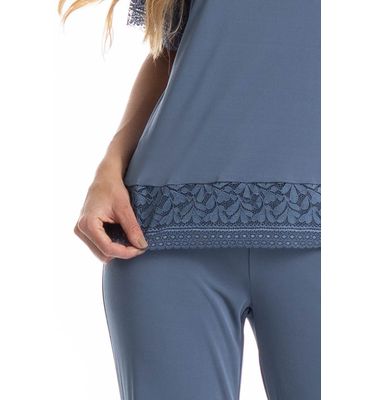 Pijama Feminino Capri Amanda - Imagem 5 - Mobile
