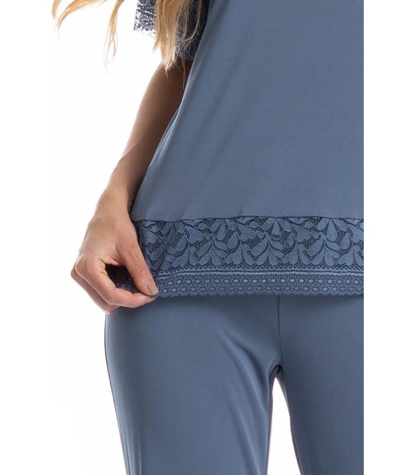 Pijama Feminino Capri Amanda - Imagem 5 - Desktop