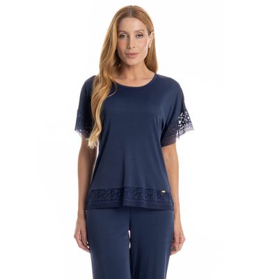 Pijama Feminino Capri Amanda - Imagem 3 - Mobile