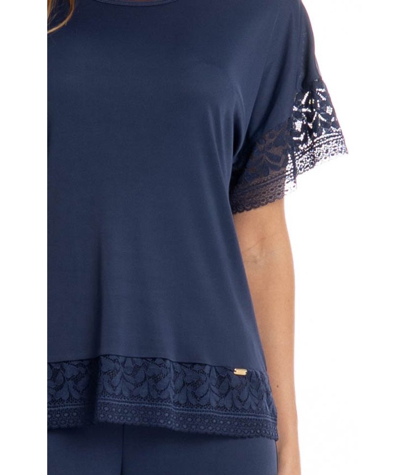 Pijama Feminino Capri Amanda - Imagem 5 - Desktop