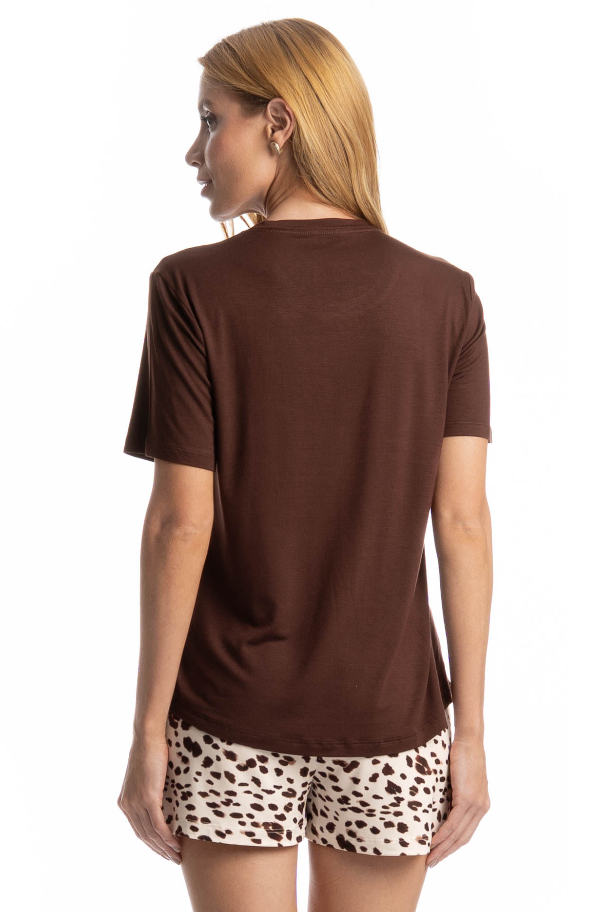 Pijama Feminino Curto Antonella - Imagem 2 - Mobile
