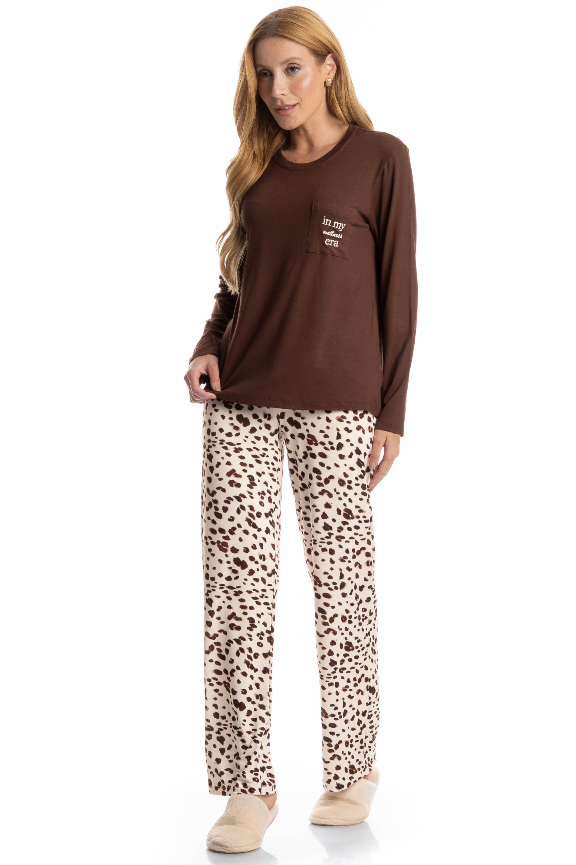 Pijama Feminino Longo Antonella - Imagem 1
