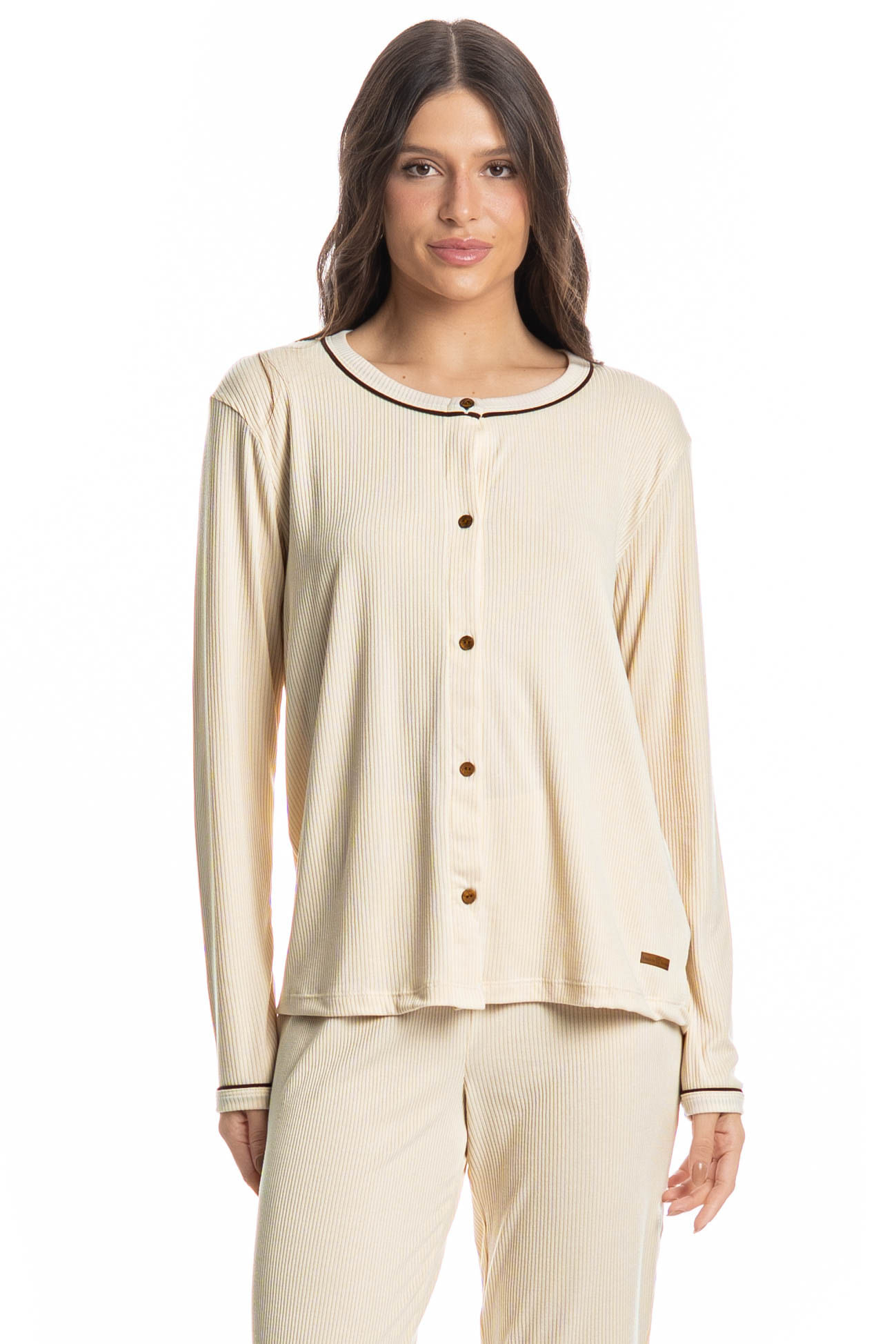 Pijama Longo Americano Madeline - Imagem 3 - Mobile