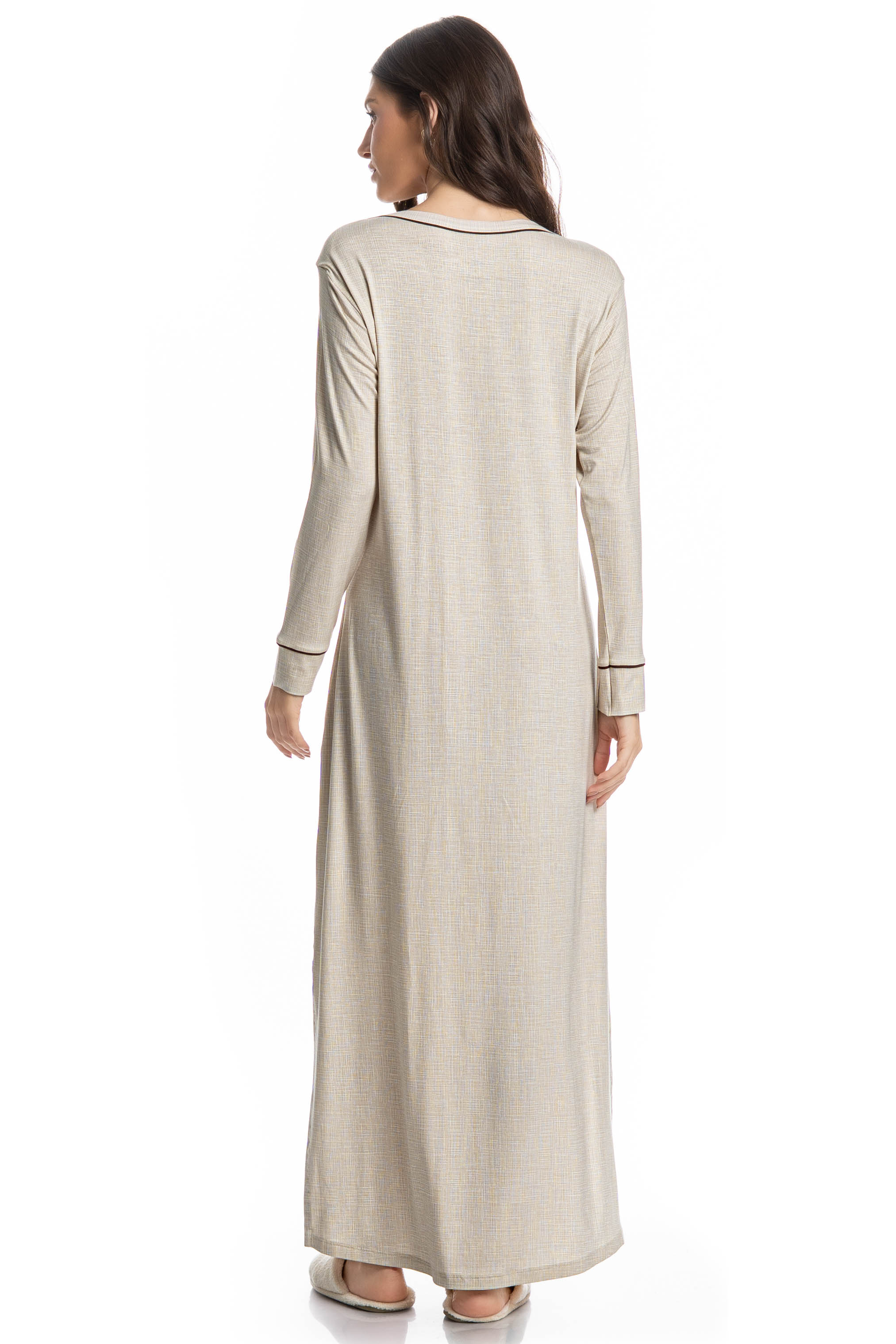 Camisão Feminino Longo Carla - Imagem 2 - Mobile