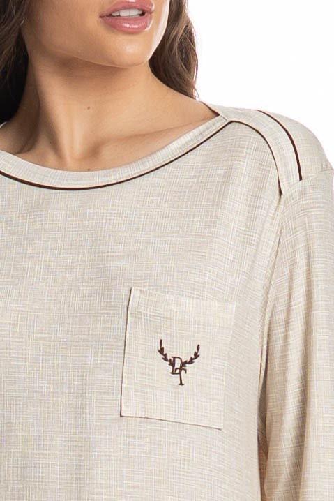 Camisão Feminino Longo Carla - Imagem 5 - Mobile