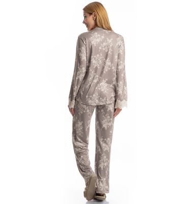 Pijama Wide Leg Clarisse - Imagem 2 - Mobile