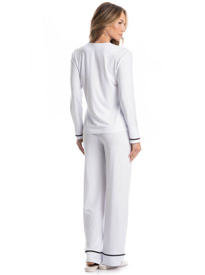 Pijama Feminino Longo Selene - Imagem 2 - Desktop