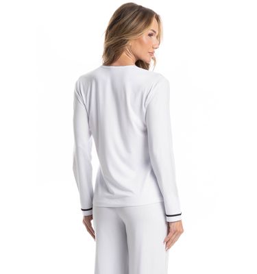 Pijama Feminino Longo Selene - Imagem 4 - Mobile