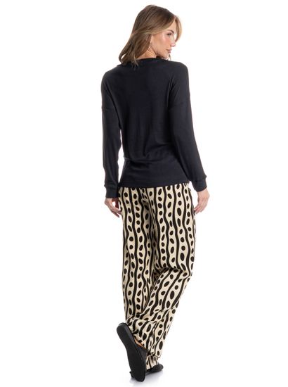 Pijama Wide Leg Lara - Imagem 2 - Desktop