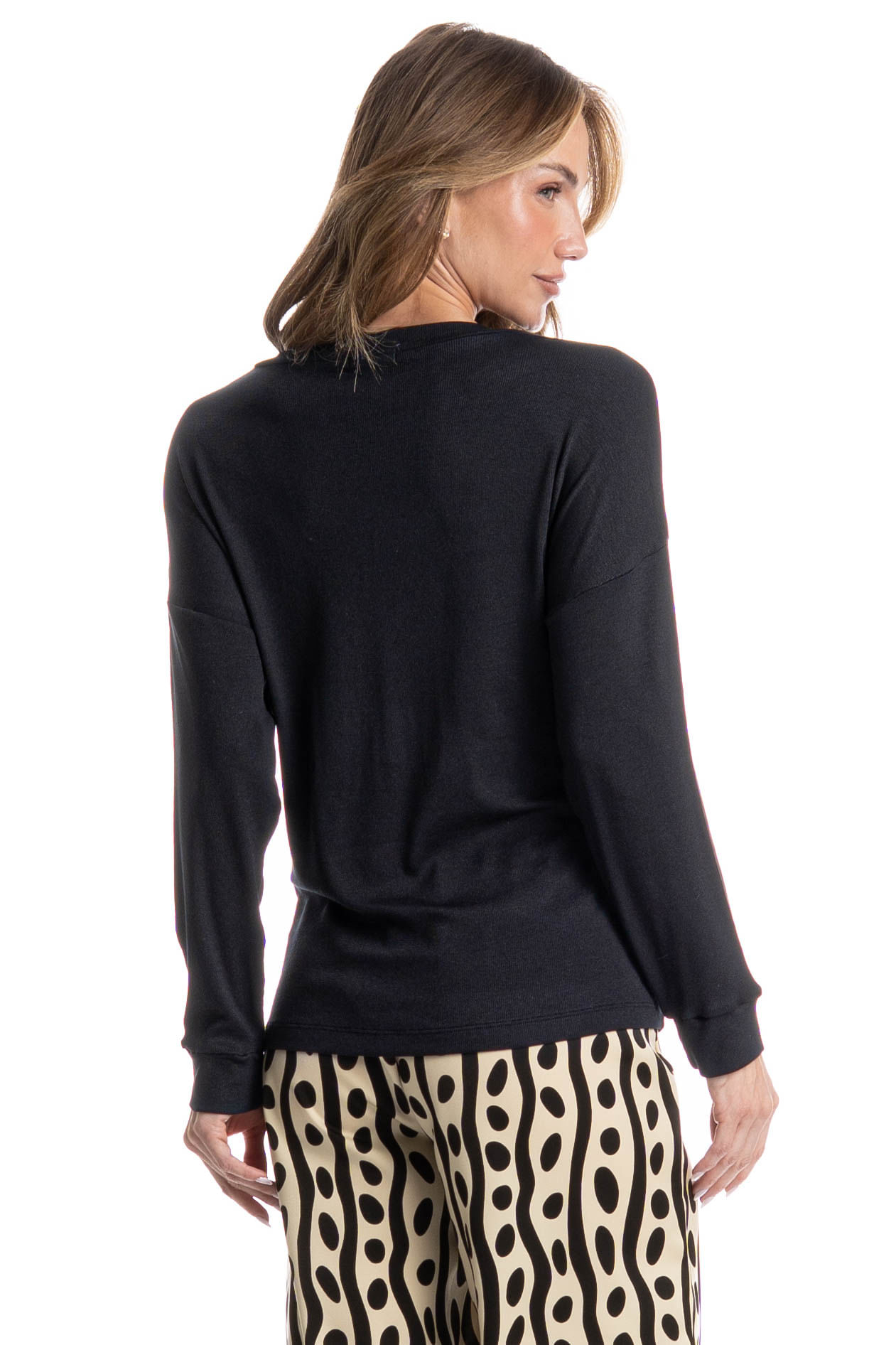 Pijama Wide Leg Lara - Imagem 4 - Mobile