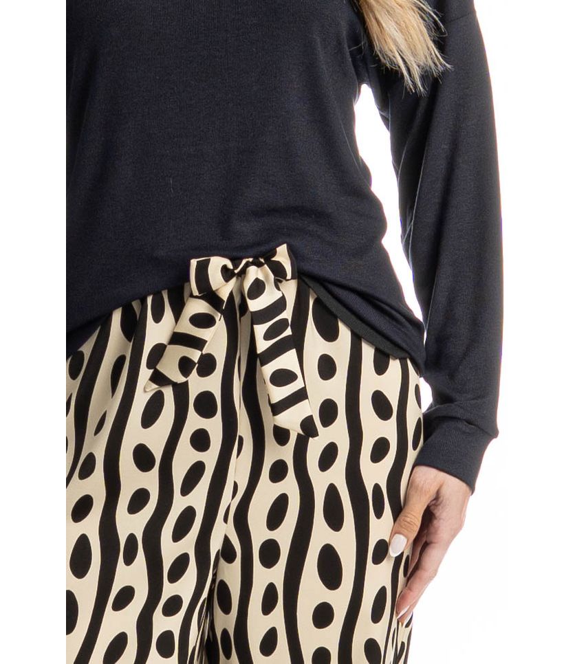 Pijama Wide Leg Lara - Imagem 5 - Desktop