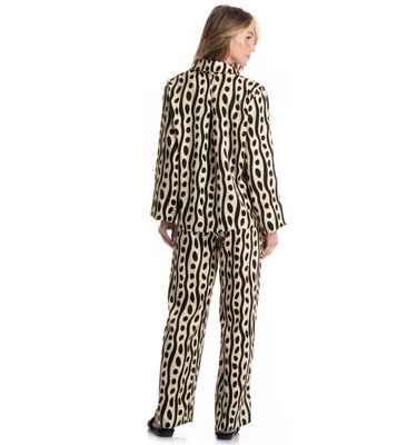 Pijama Feminino Longo Americano Lara - Imagem 2 - Mobile