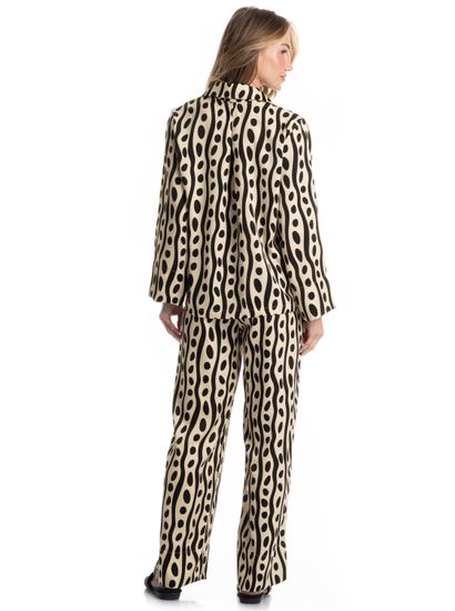 Pijama Feminino Longo Americano Lara - Imagem 2 - Desktop