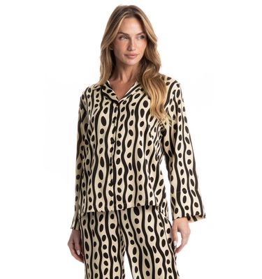 Pijama Feminino Longo Americano Lara - Imagem 3 - Mobile