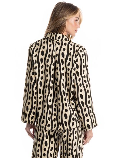 Pijama Feminino Longo Americano Lara - Imagem 4 - Desktop