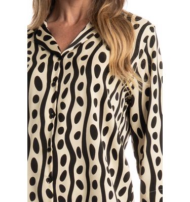Pijama Feminino Longo Americano Lara - Imagem 5 - Mobile