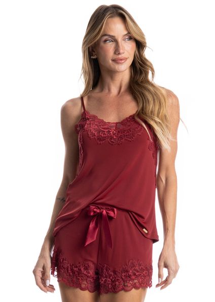 Short Doll Mini New Manu Vermelho - Imagem 1