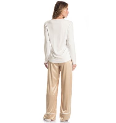 Pijama Feminino Longo Siena - Imagem 2 - Mobile