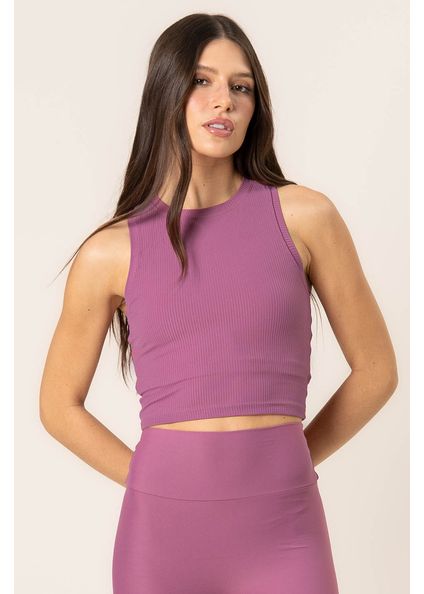 Top Canelado Nadador Dark Rose Rosa-2 - Imagem 1