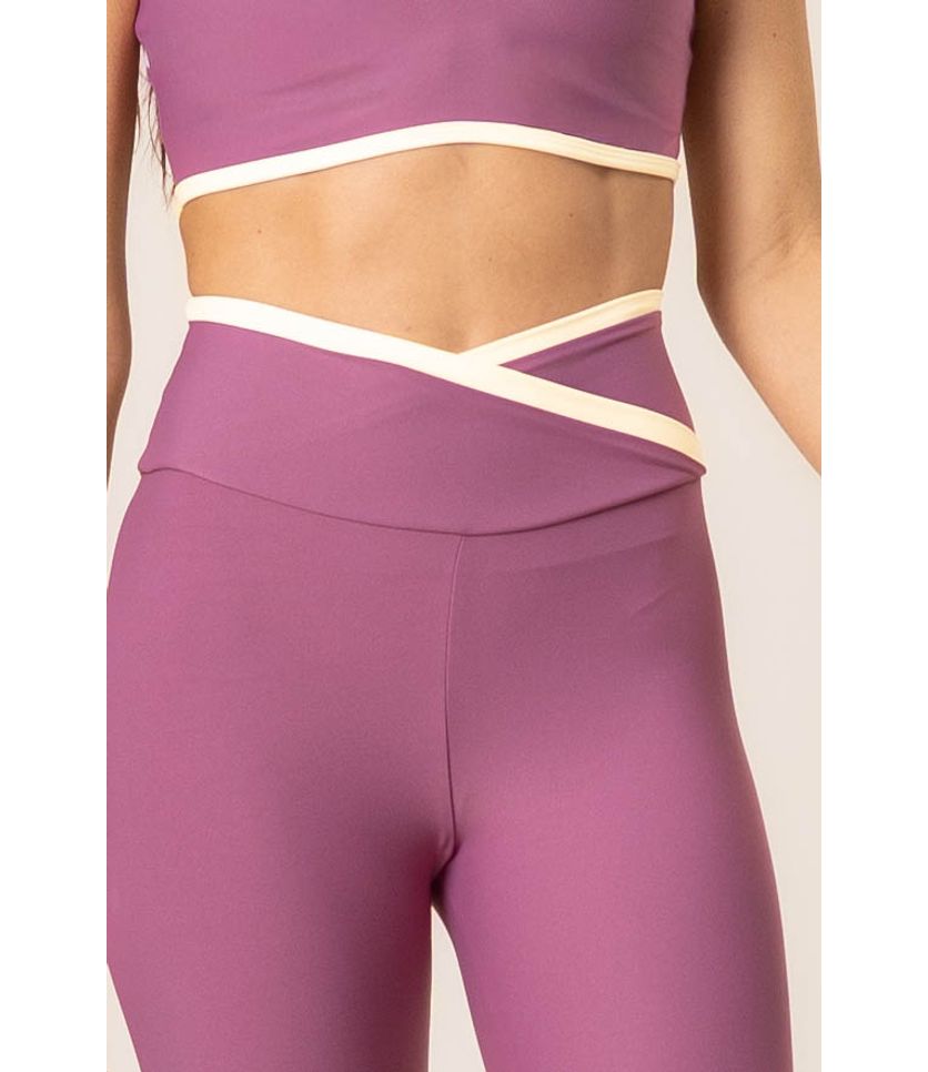Calça Legging Wrap Shape Dark Rose - Imagem 5 - Desktop