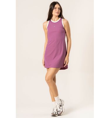 Vestido Com Shorts Canelado Dark Rose - Imagem 3 - Mobile