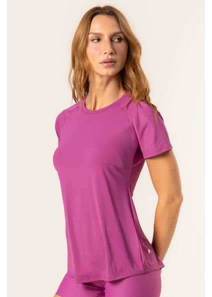 Camiseta Raglan Magenta Rosa-2 - Imagem 1