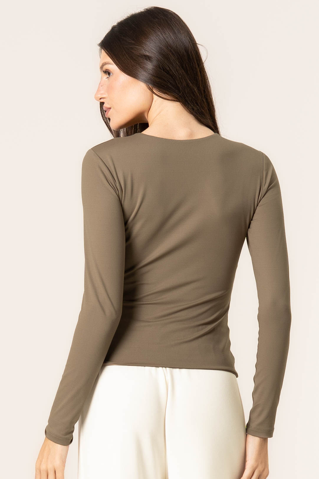 Blusa Manga Longa Trend Contour Verde - Imagem 2