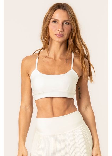 Top Nadador Alcinha Cardio Branco - Imagem 1