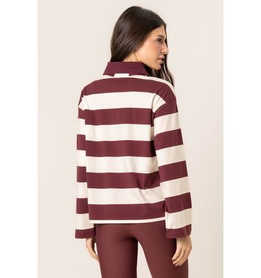 Blusa Manga Longa Polo Stripes - Imagem 2 - Mobile