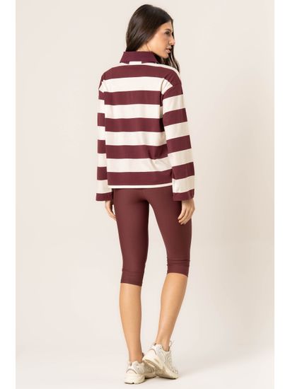 Blusa Manga Longa Polo Stripes - Imagem 4 - Desktop