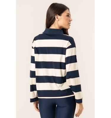 Blusa Manga Longa Polo Stripes - Imagem 2 - Mobile